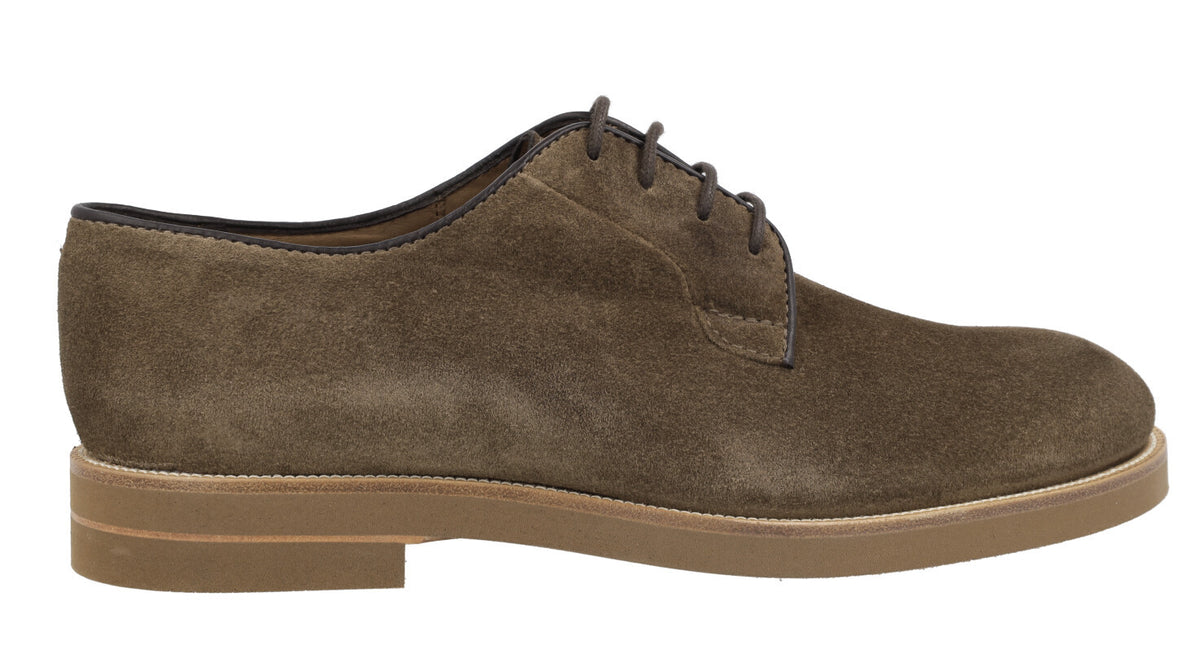 Men's Lace -up Shoes in Brown Serraje