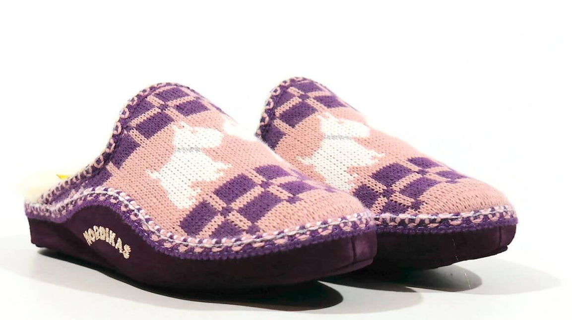 Zapatillas de casa descalzas para mujer en lana