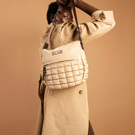 Bolsos bandolera efecto acolchado