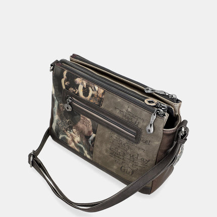 Bolsos bandolera Real con tres compartimentos