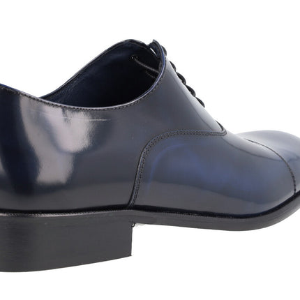 Oxford men's dress shoes on antik leather