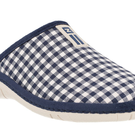 House shoes for women in checkered fabric vichy