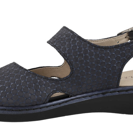 Sandals Navy Blue Comfort with Velcros closure for women