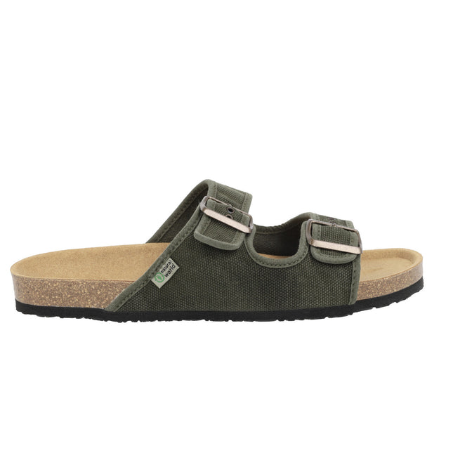 Organic cotton sandals with buckles for men tropic