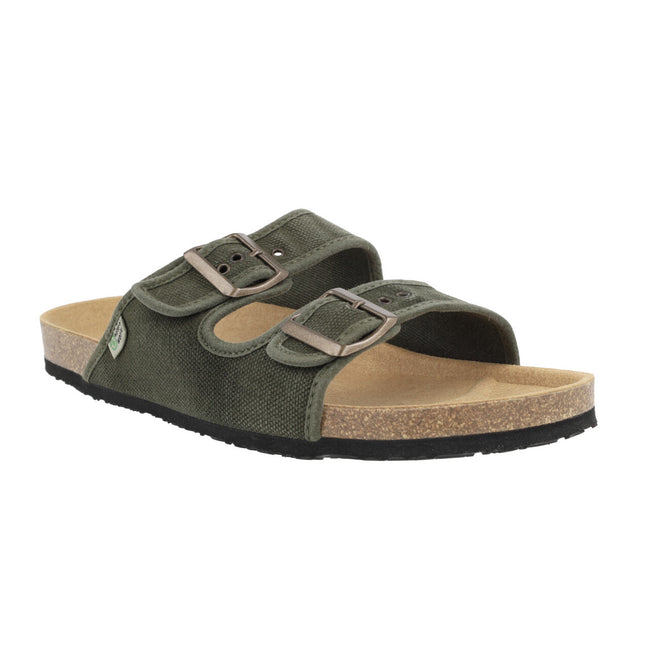 Organic cotton sandals with buckles for men tropic