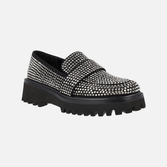 Jewel moccasins with Strass coverage Elda by Bives