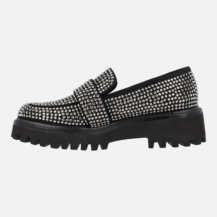 Jewel moccasins with Strass coverage Elda by Bives