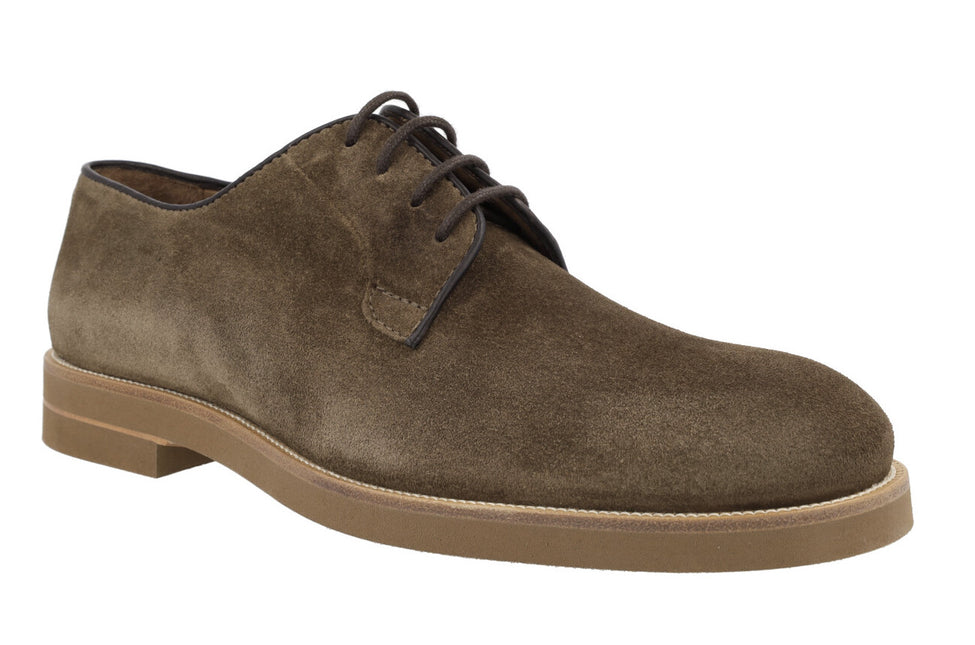 Men's Lace -up Shoes in Brown Serraje