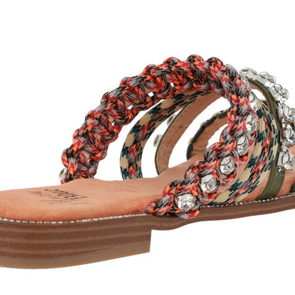 Flat Sandals of Multicolor and Richrie Sting