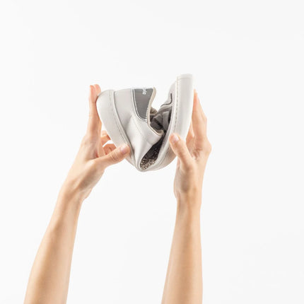 Zapatillas deportivas Olmo Barefoot efecto piel y fantasia glitter VICTORIA