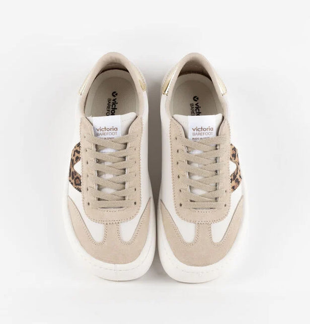 Zapatillas deportivas Olmo Barefoot efecto piel y fantasia leopardo VICTORIA