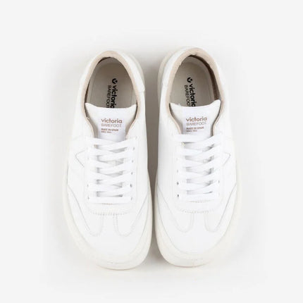 Zapatillas deportivas Olmo Barefoot efecto piel monocromo blanco