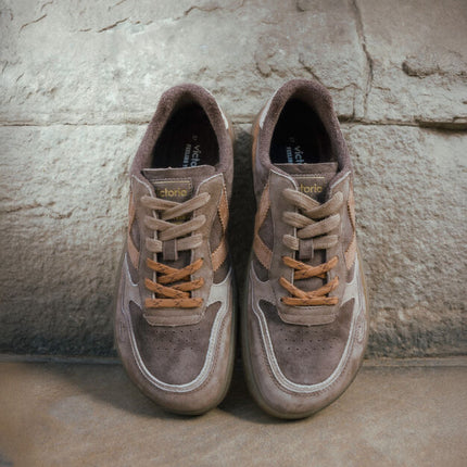 Zapatillas deportivas DUNA BAREFOOT para hombre en combinado marrón