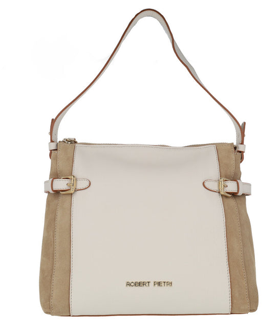 Roberti Pietri leather bags in Camel Combined and Ice Leather