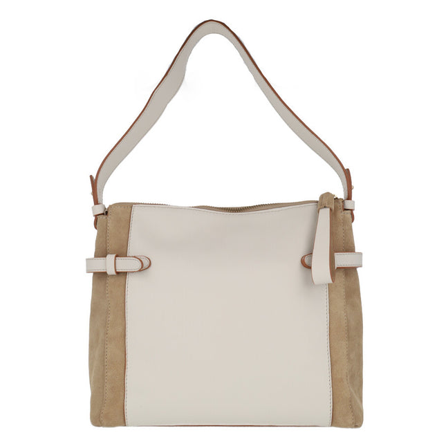 Roberti Pietri leather bags in Camel Combined and Ice Leather