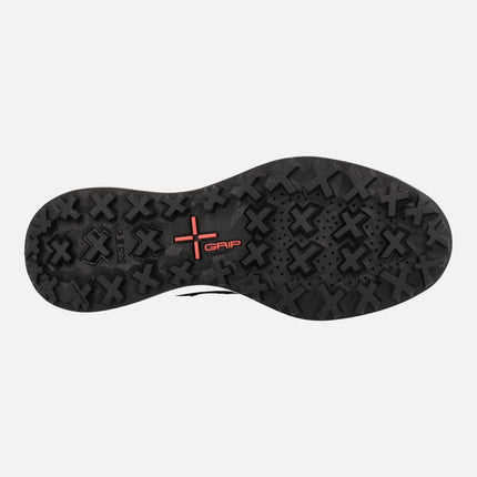 Geox Pg1x Abx women's black sneakers with Amphibiox membrane
