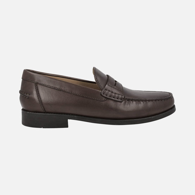 Leather Moccasins with Men New Damon Men