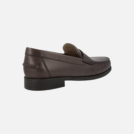 Leather Moccasins with Men New Damon Men