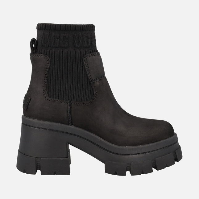 Ugg Brooklyn Chelsea black boots for woman