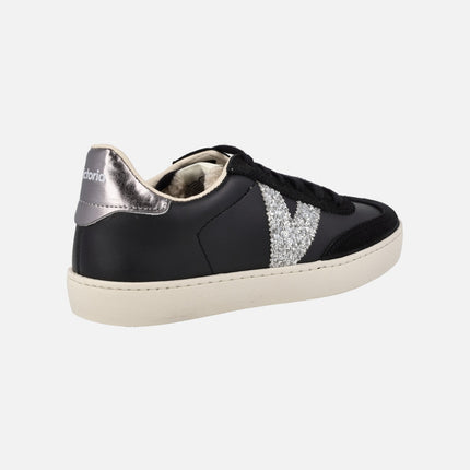 Berlin ciclista sneakers with fur and glitter details
