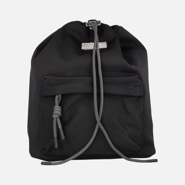 Gioseppo Lolland black fabric backpacks 