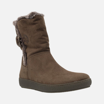 Alpe Urban Boots in Brown suede with furry lining