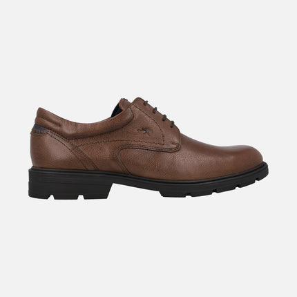  Men's Lace-up Shoes on Brown Leather Fredy F1604