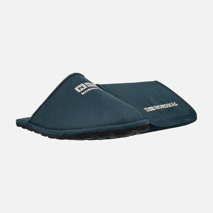 Men's travel house slippers with case