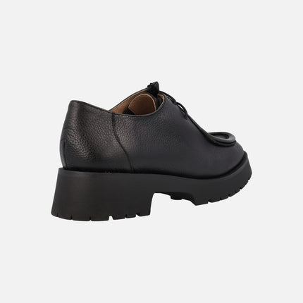 Wallabee leather shoes for women