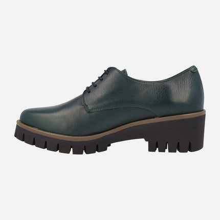 Smooth blucher with rubber floor by Lince