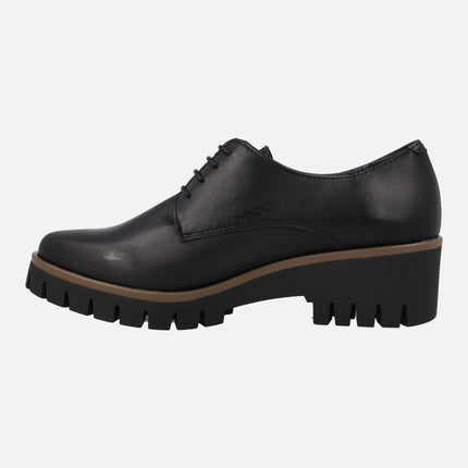 Smooth blucher with rubber floor by Lince