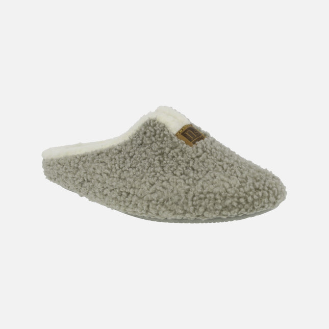 Women's furry house slippers