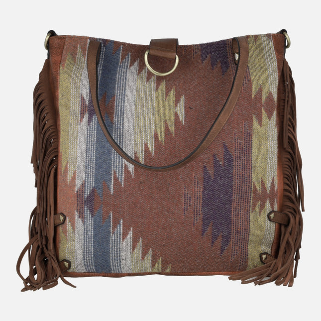 Ethnic Tote Bags with fringes by Volum