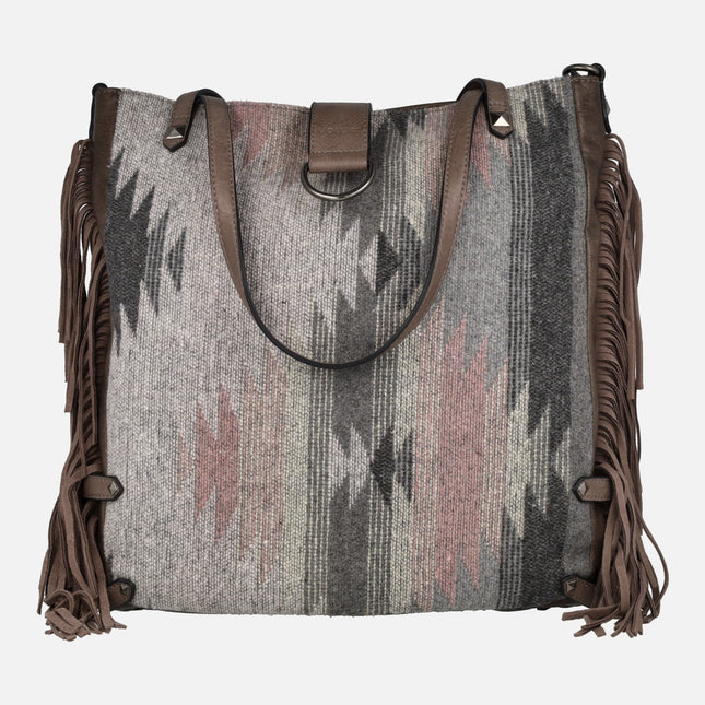 Ethnic Tote Bags with fringes by Volum