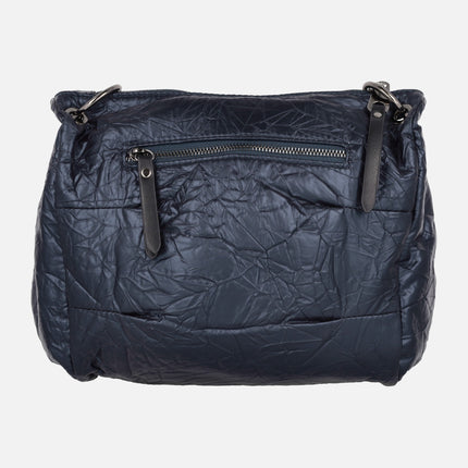 Padded and metallic bags for women
