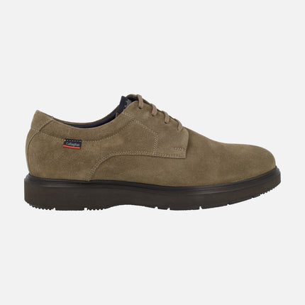 Men's suede lace-up shoes with Extralight outsole