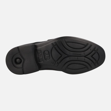 Zapatos negros de piel con cordones y membrana Water Adapt