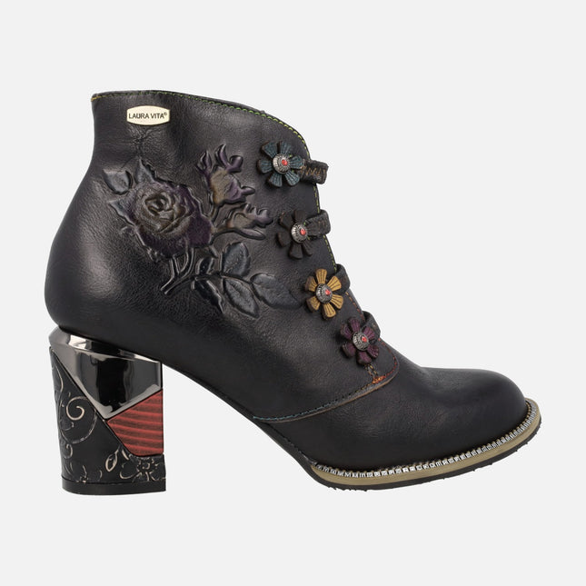  Laura Vita MAEVAO 12 Noir black leather boots