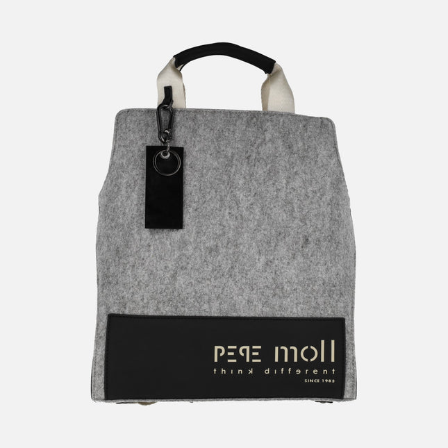 Pepe Moll Loden backpacks in felt tissue