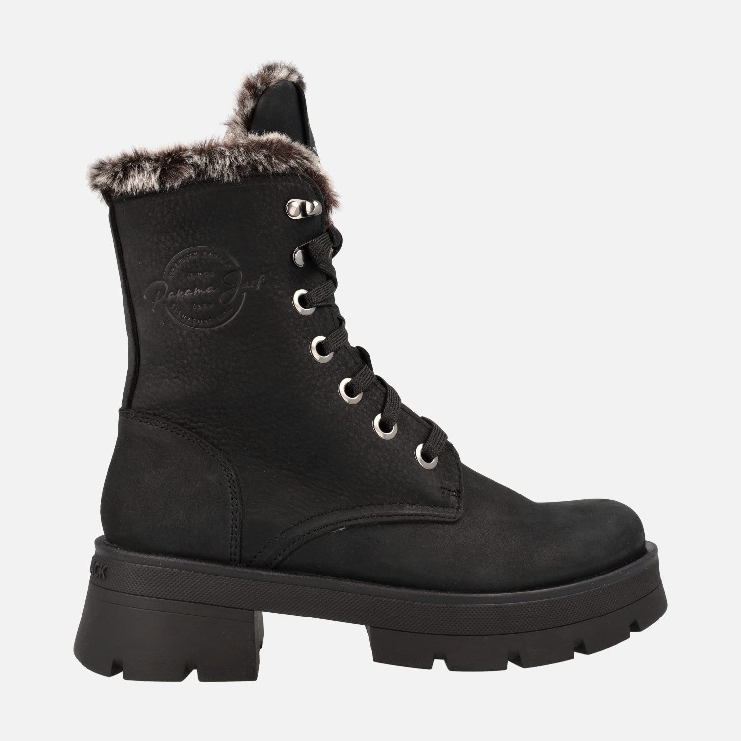 Panama jack Clare boots with furry lining and laces – Zapaterías