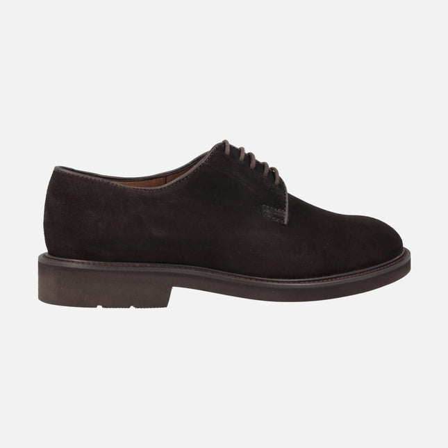 Baltimore brown suede blucher shoes