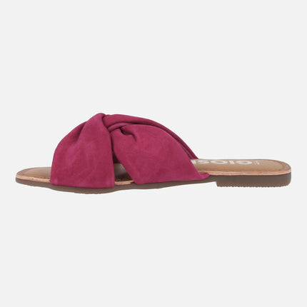 Flat leather sandals Agira