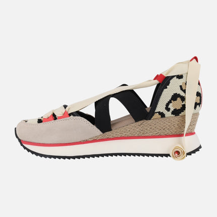 Open sneakers in leopard print Rowlett