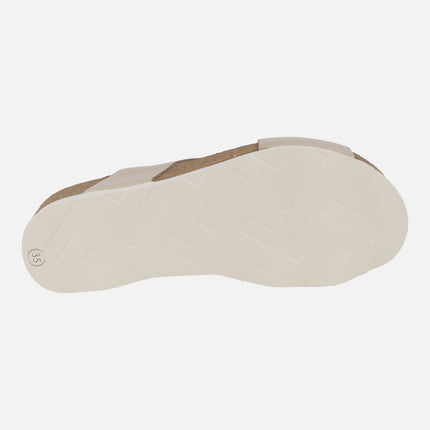 Sandalias para mujer con cuña y cierre de velcro Mahon W9E-0912