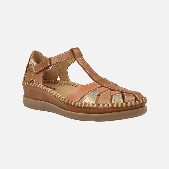 Leather crab sandals Cadaques w8k-0705c1
