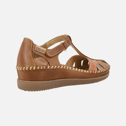 Leather crab sandals Cadaques w8k-0705c1
