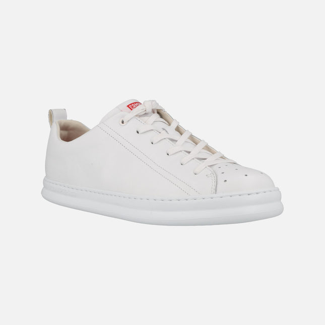 Camper Runner Men's Sneakers in White Leather with chopped K100226