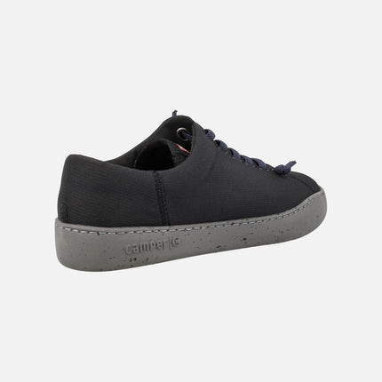 Black fabric sneakers for men Peu Touring