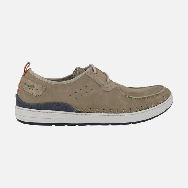 Men's Lace-up Shoes on Nubuck Leather