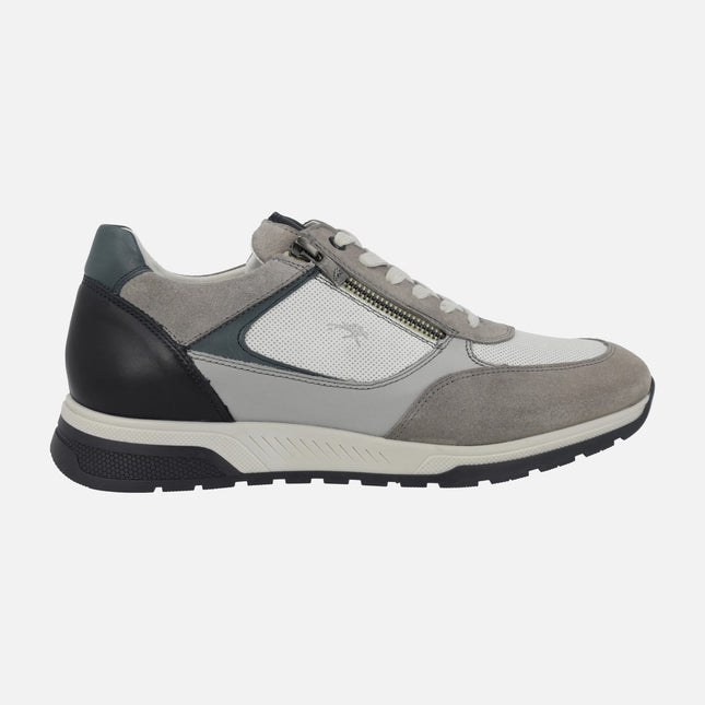 Men's comfort sneakers in gray combined